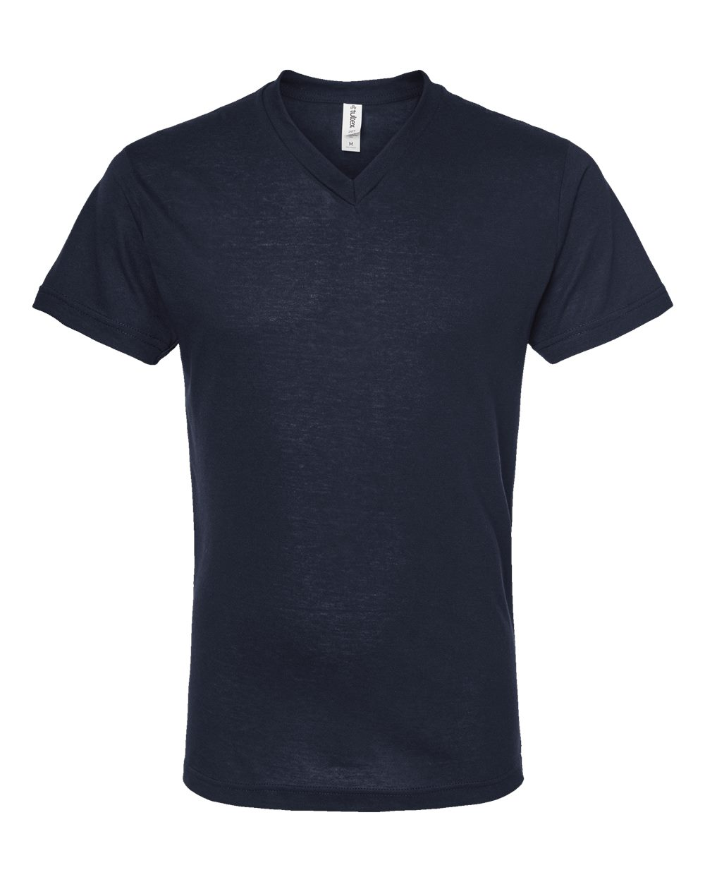Unisex Poly-Rich V-Neck Tee - Navy