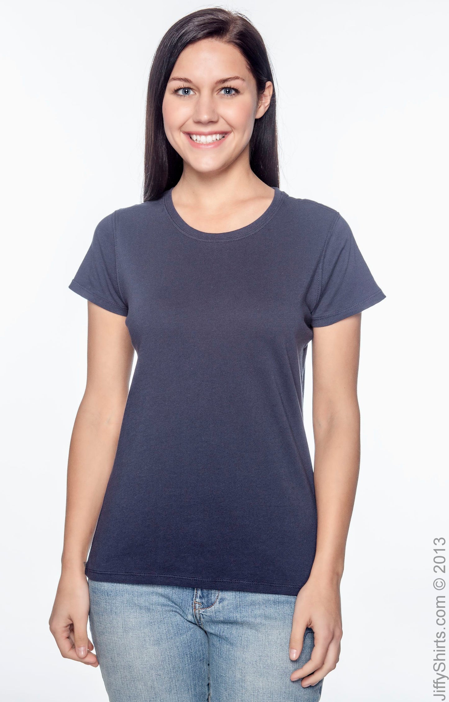 Women's 100% Organic Cotton Classic Short-Sleeve T-Shirt - Navy