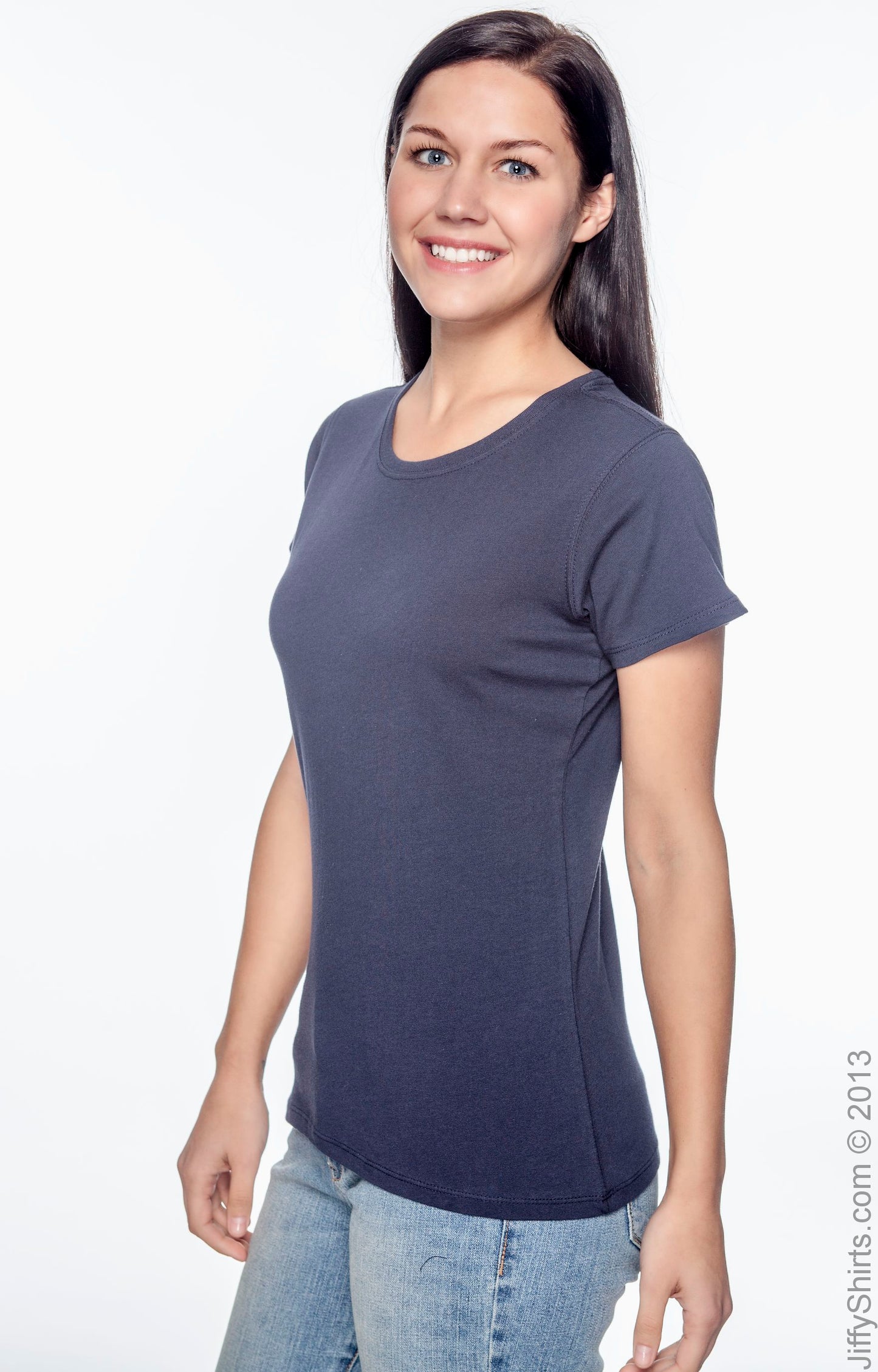 Women's 100% Organic Cotton Classic Short-Sleeve T-Shirt - Navy