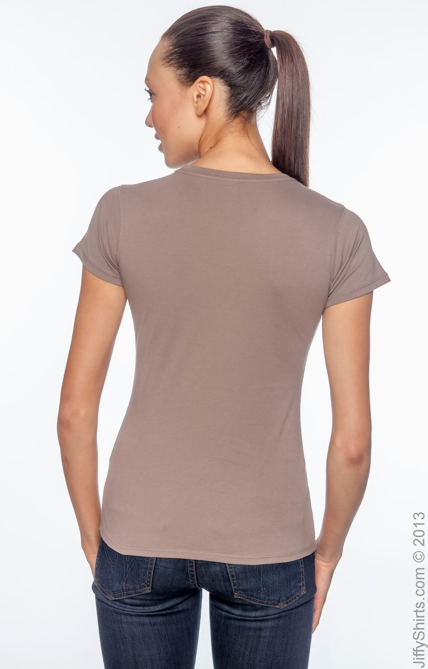 Women's 100% Organic Cotton Classic Short-Sleeve T-Shirt - Meteorite
