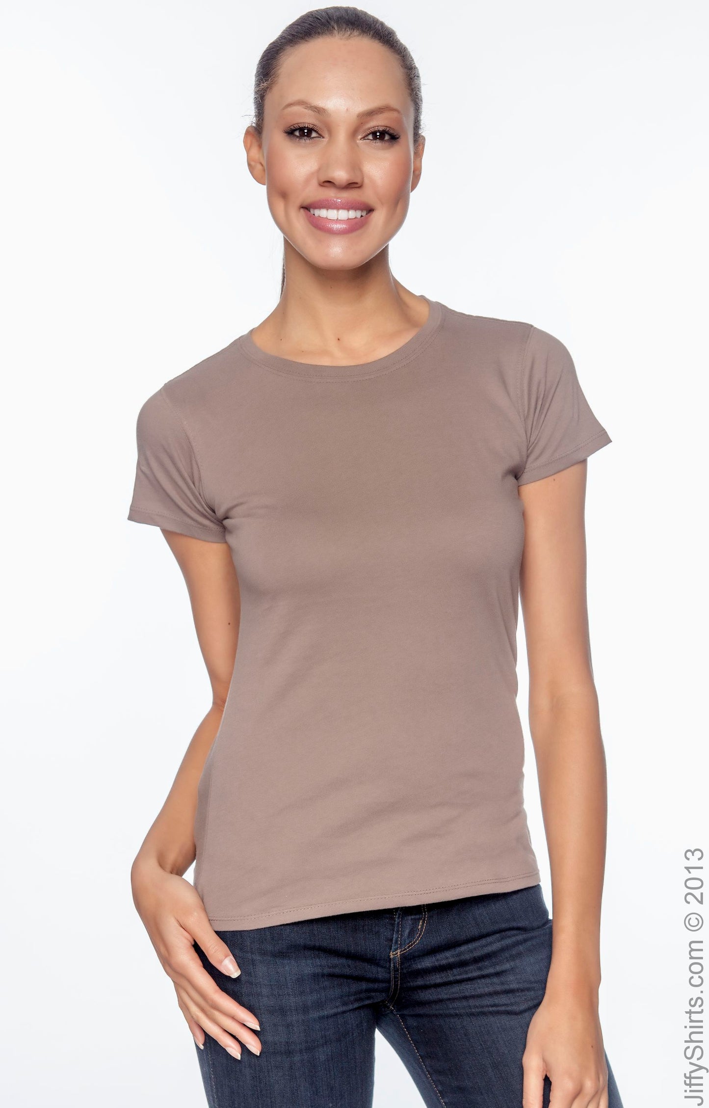 Women's 100% Organic Cotton Classic Short-Sleeve T-Shirt - Meteorite