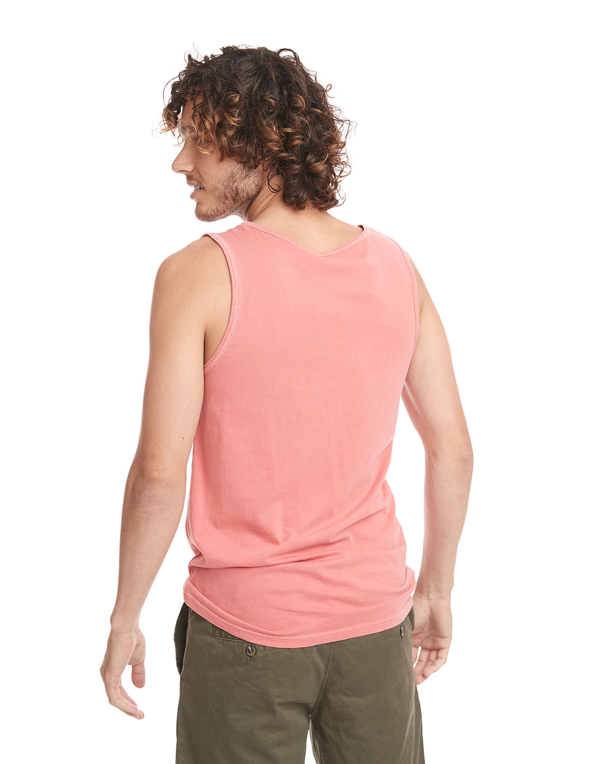 Unisex Inspired Dye Tank - Guava