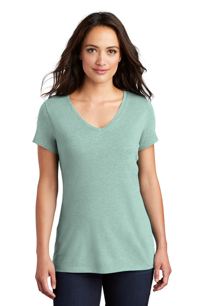 Women's Perfect Tri V-Neck Tee - Heather Dusty Sag