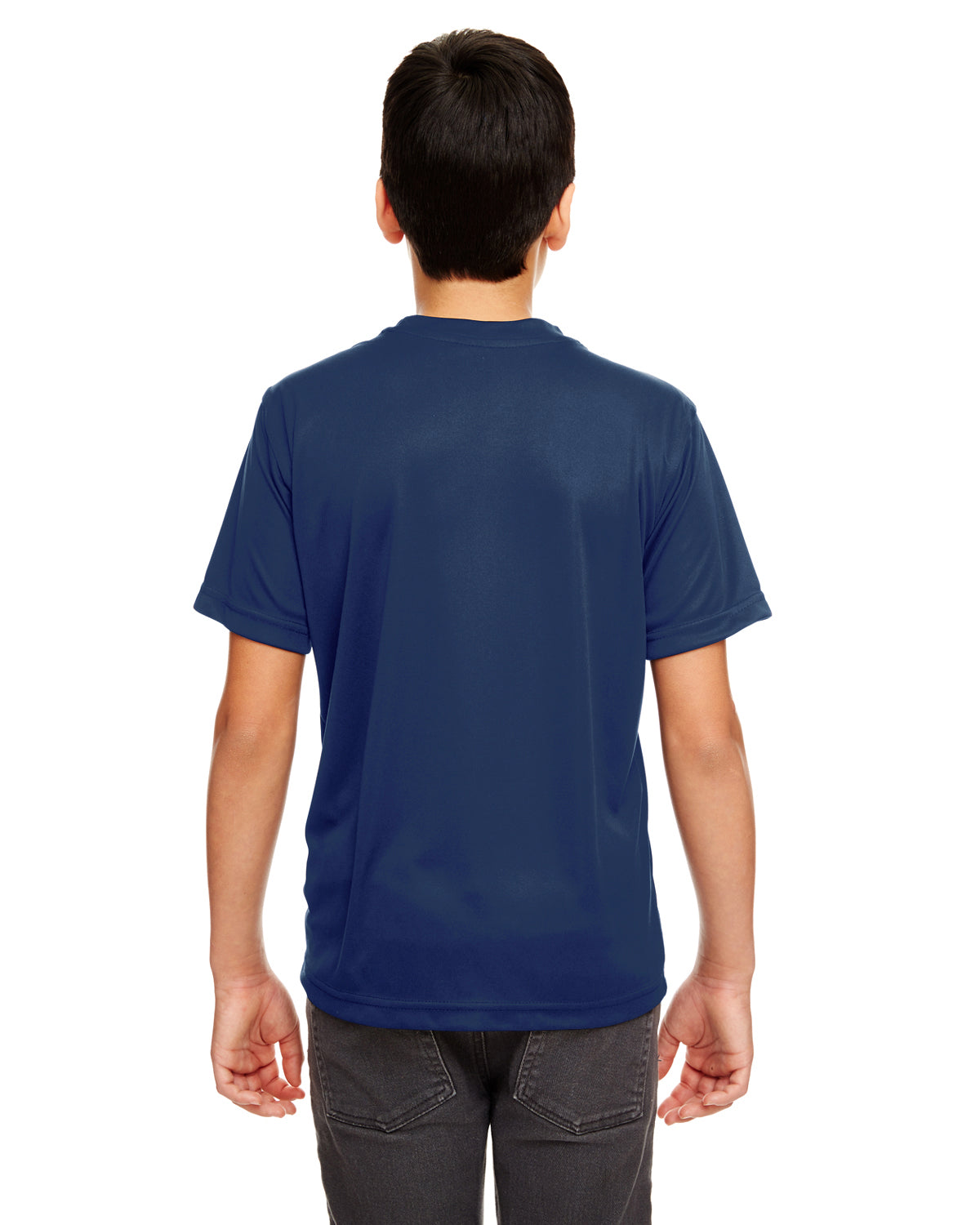 Youth Cool & Dry Basic Performance T-Shirt - Navy