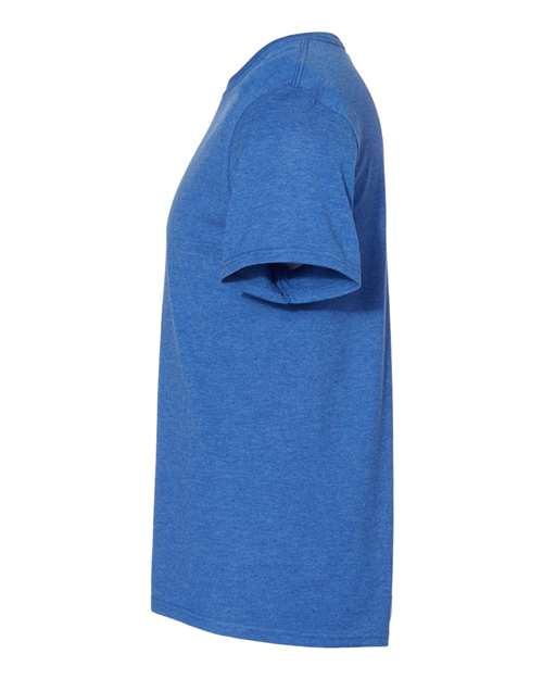 JERZEES 560MR Retro Heather Royal — direct side