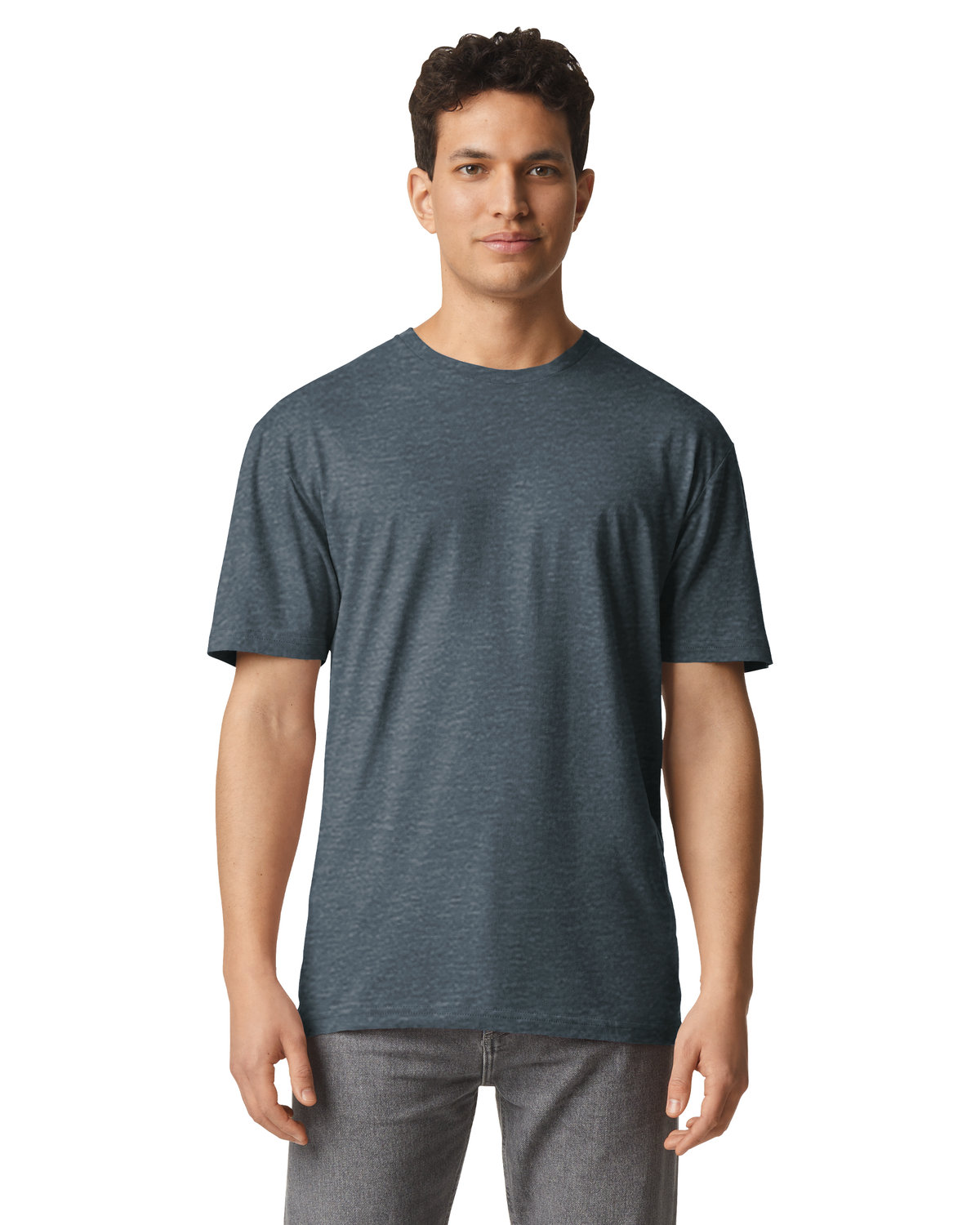 Light Cotton T-Shirt - Heather Navy