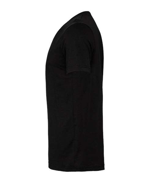 BELLA + CANVAS 3001CVC Black Heather — direct side