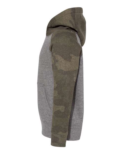 Independent Trading Co. PRM10TSB Nickel Heather/ Forest Camo — direct side