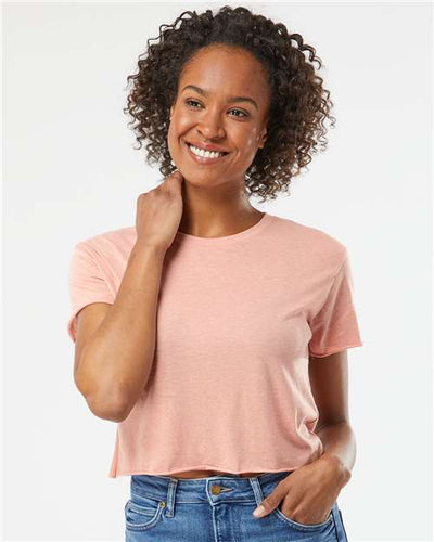 Next Level 5080 Desert Pink — on model front