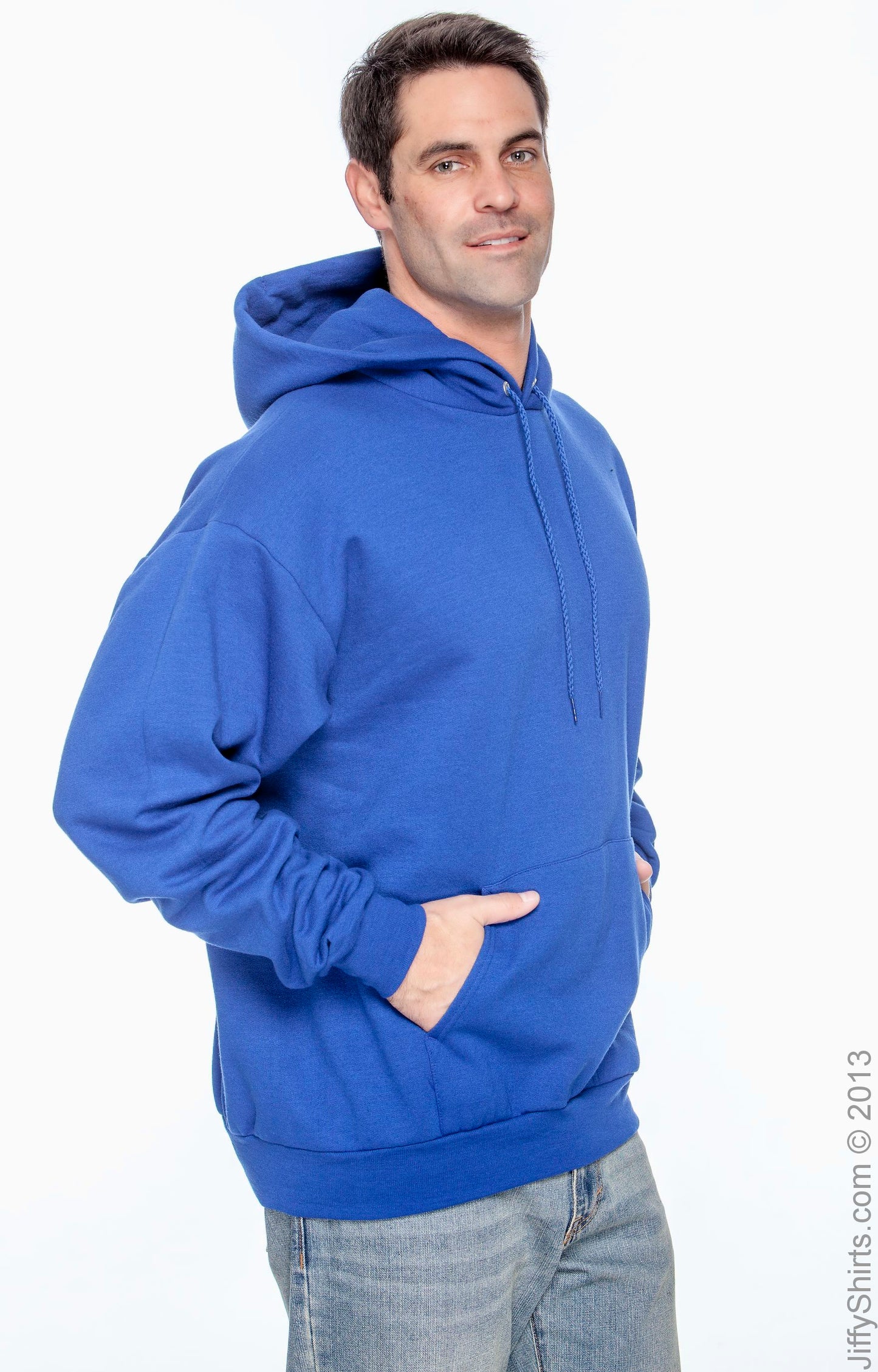 Ecosmart® 50/50 Pullover Hoodie - Deep Royal