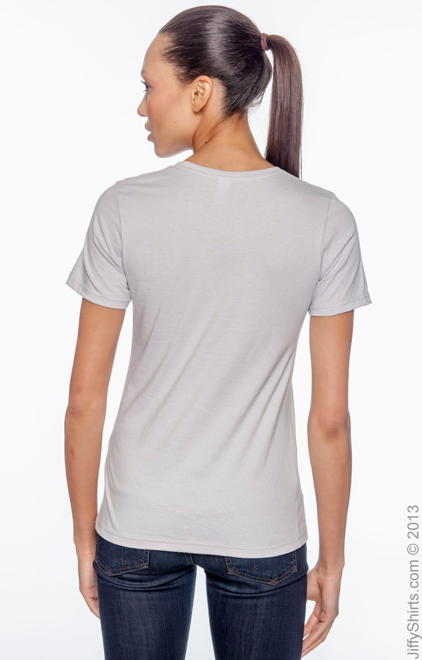 Women's Lightweight T-Shirt - Silver Gray