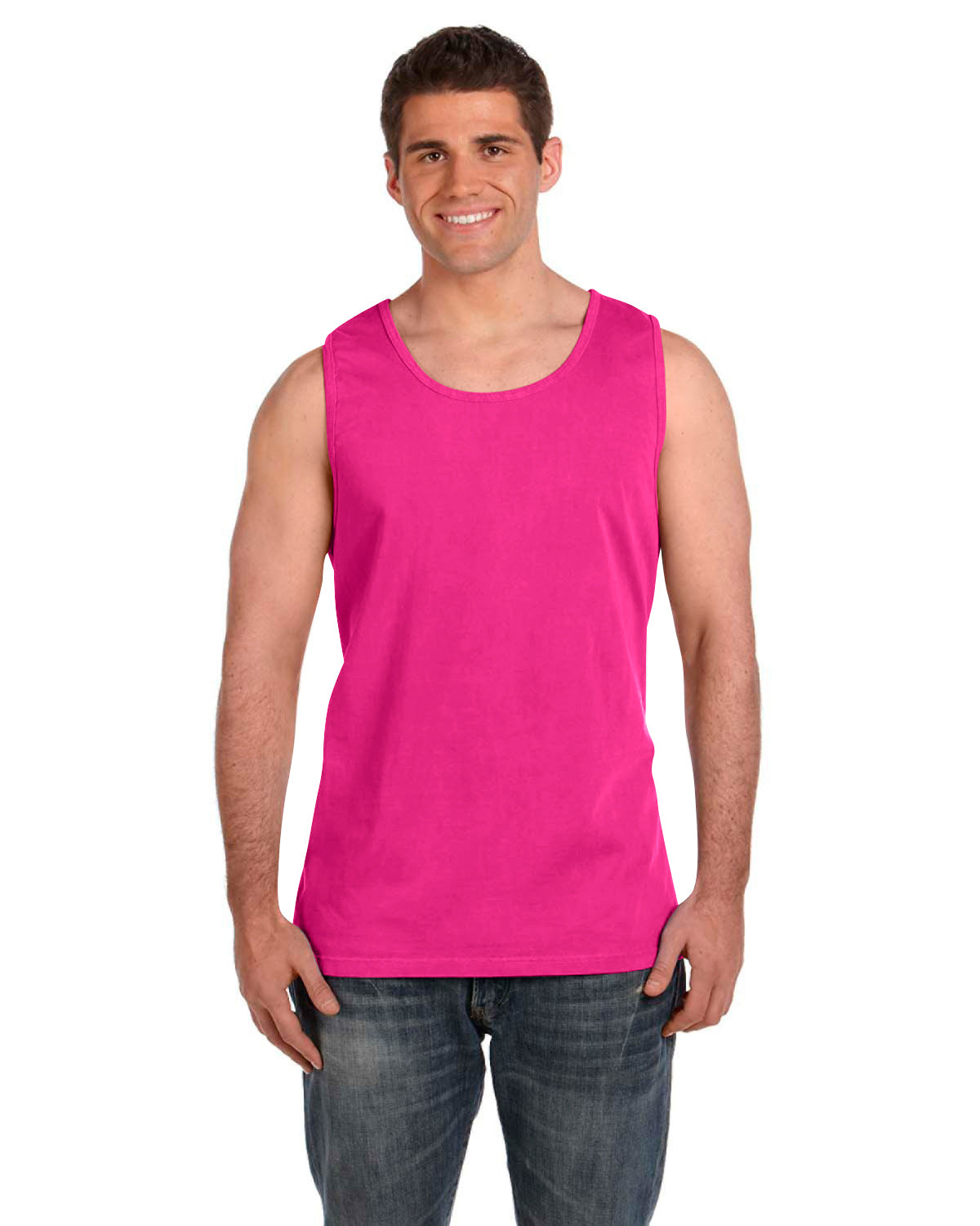 Unisex Heavyweight RS Tank - Heliconia