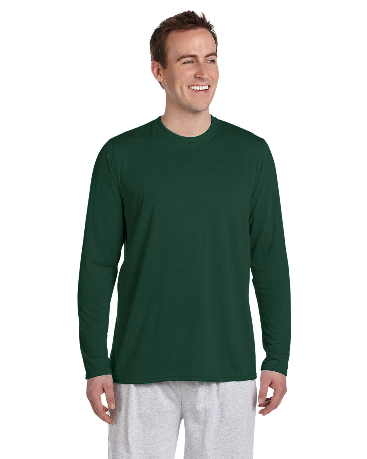 Unisex Performance®  Long-Sleeve T-Shirt - Forest Green