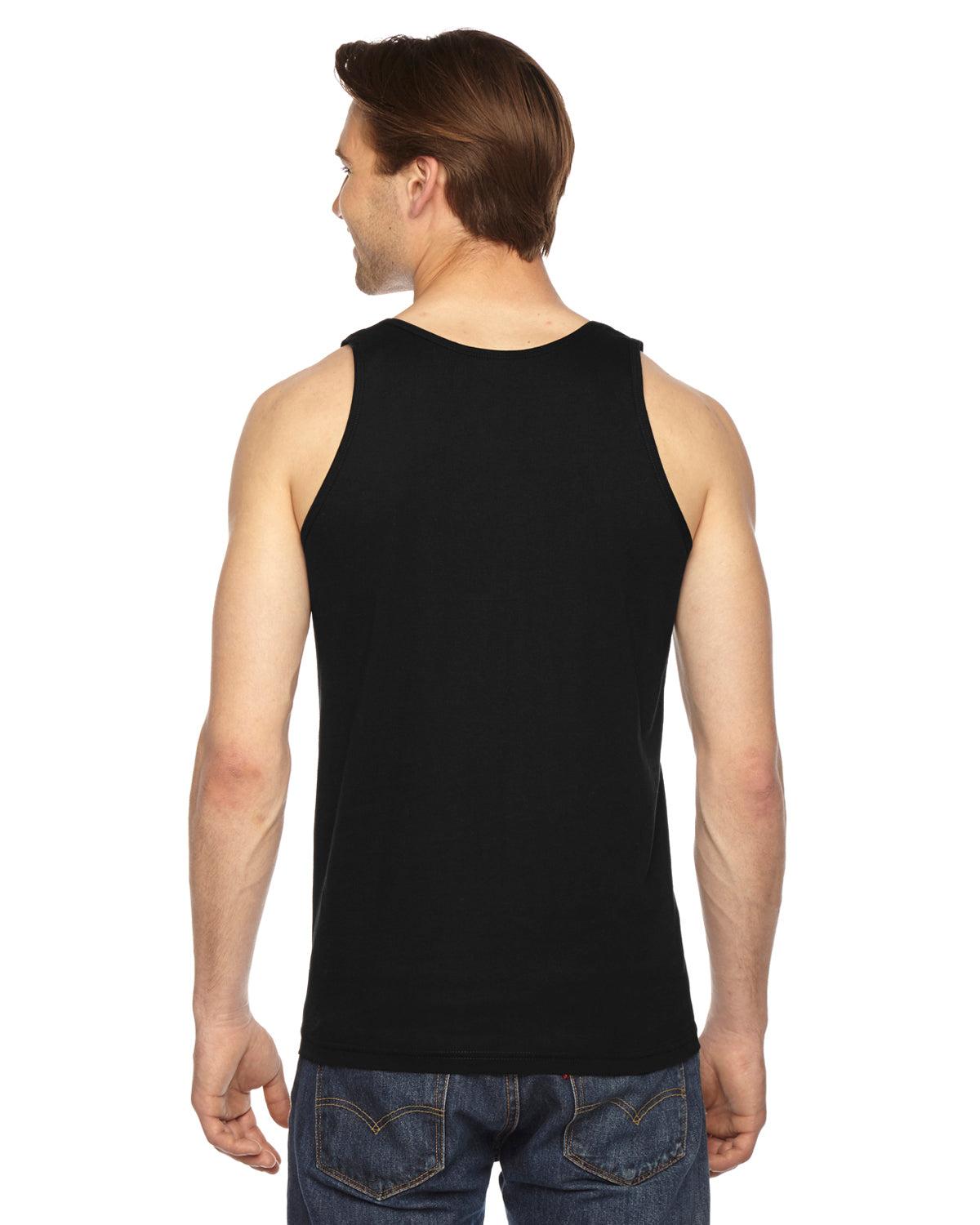 Unisex Fine Jersey Tank - Black