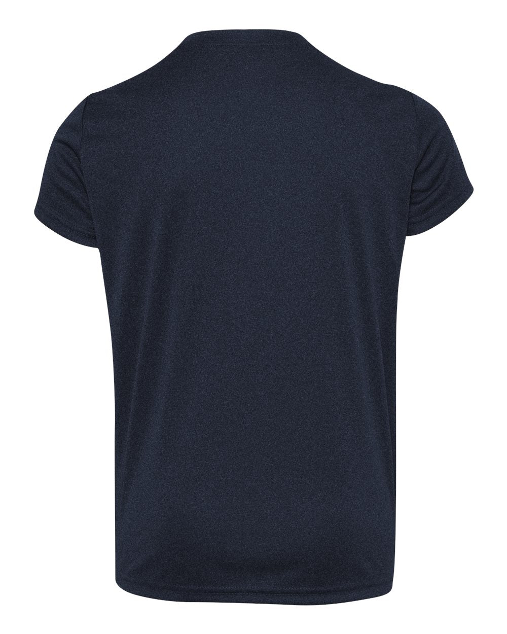 Youth Performance Short-Sleeve T-Shirt - Heather Navy