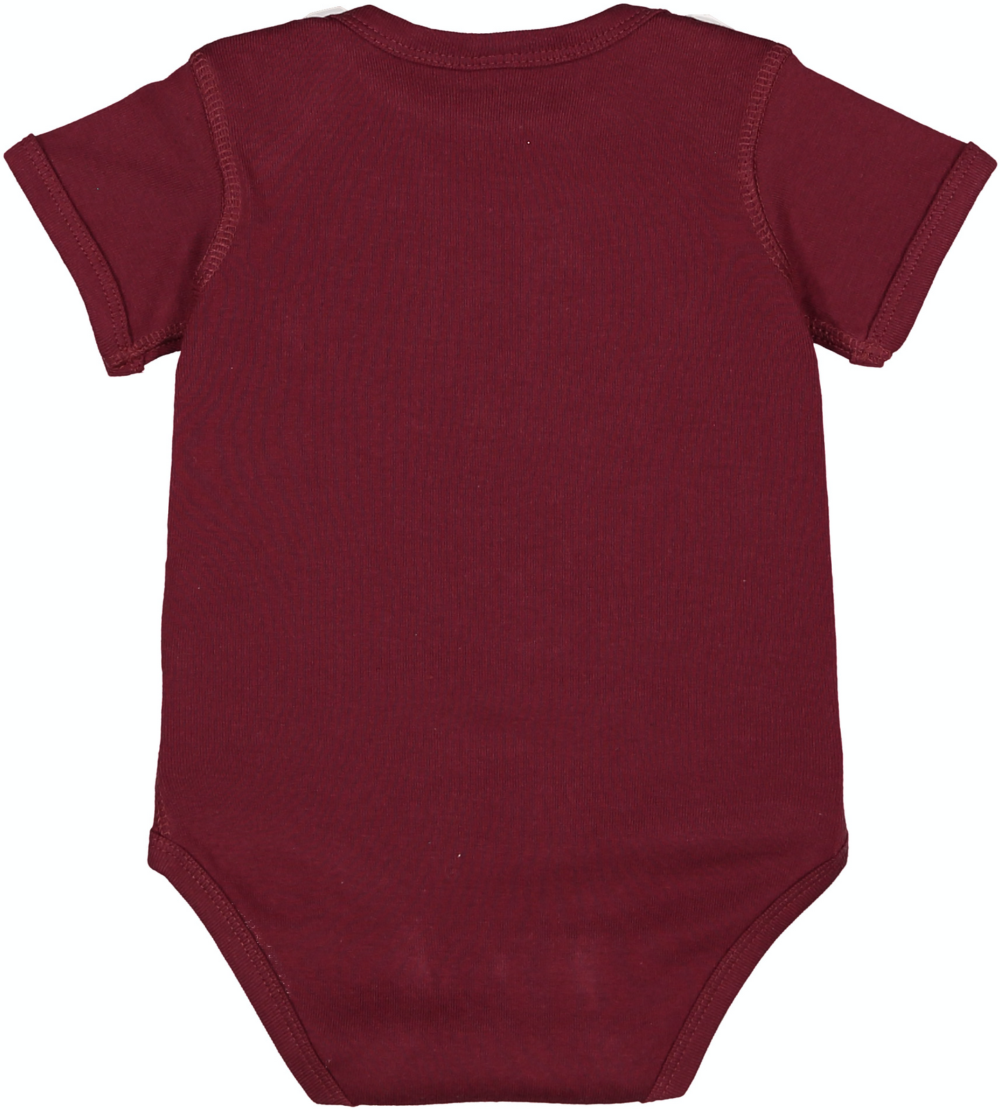 Infant Baby Rib Bodysuit - Maroon