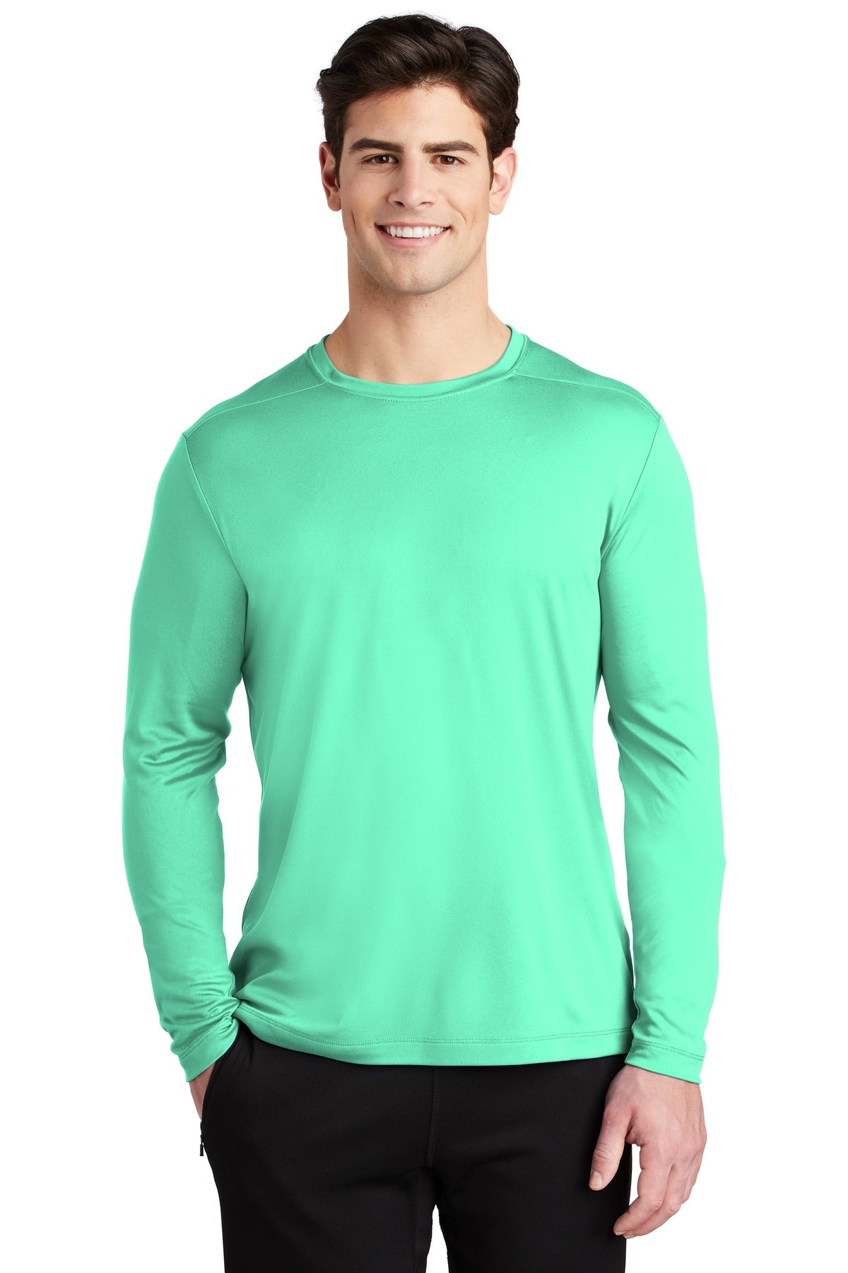 Unisex Posi-UV Pro Long Sleeve Tee - Bright Seafoam