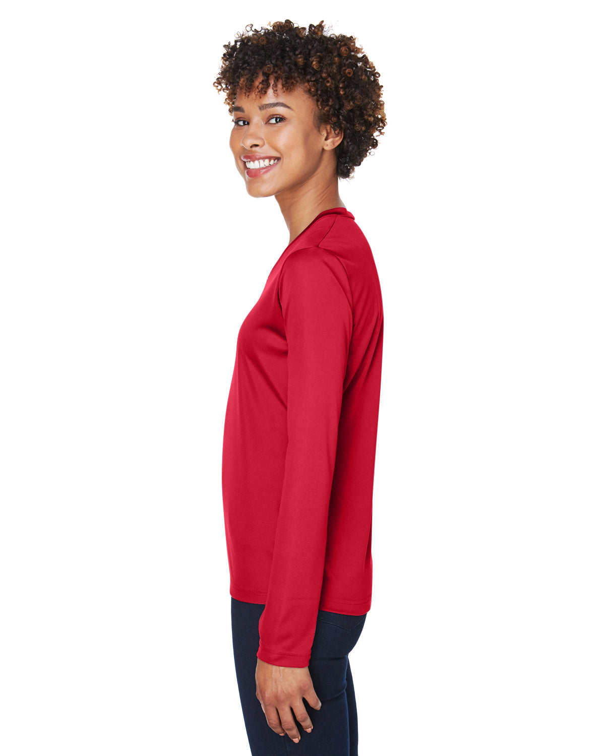 Women's Zone Performance Long-Sleeve T-Shirt - Sport Red
