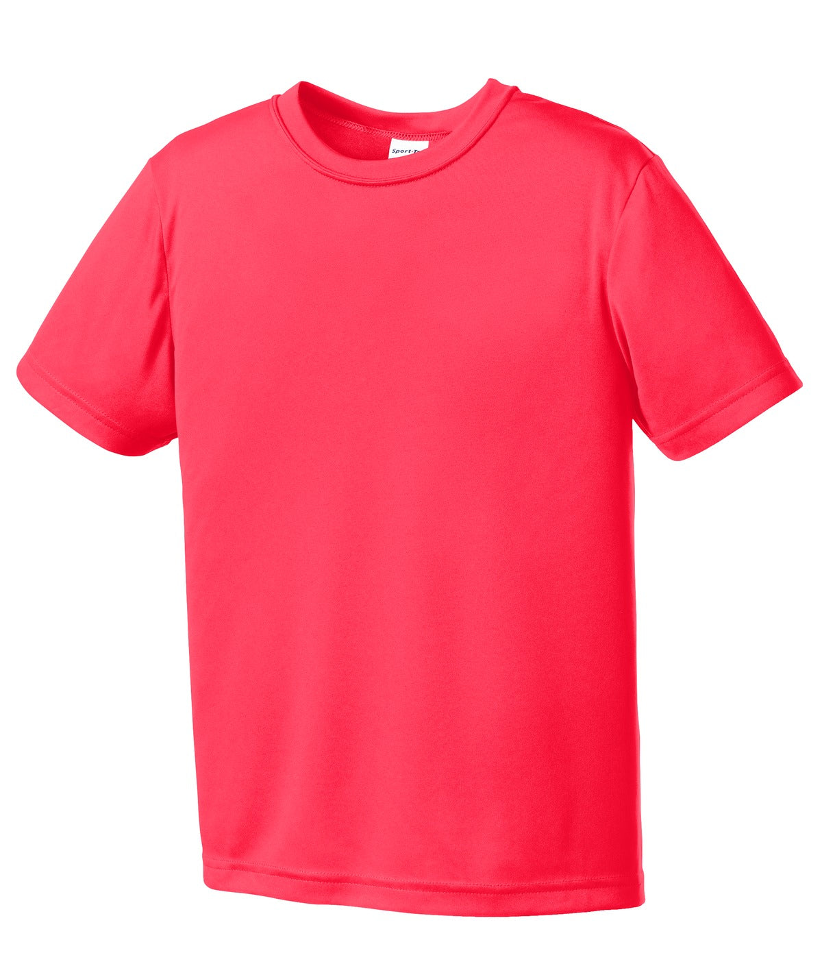 Youth PosiCharge Competitor Tee - Hot Coral