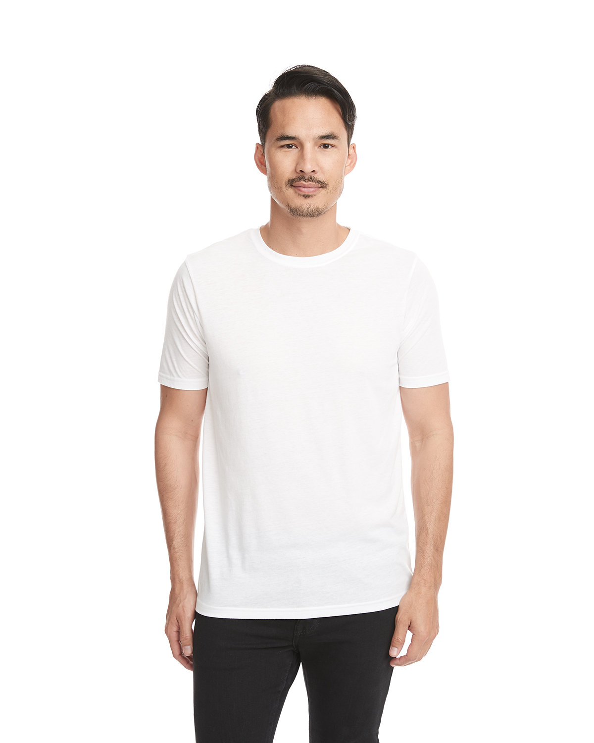 Unisex Poly/Cotton Crew - White