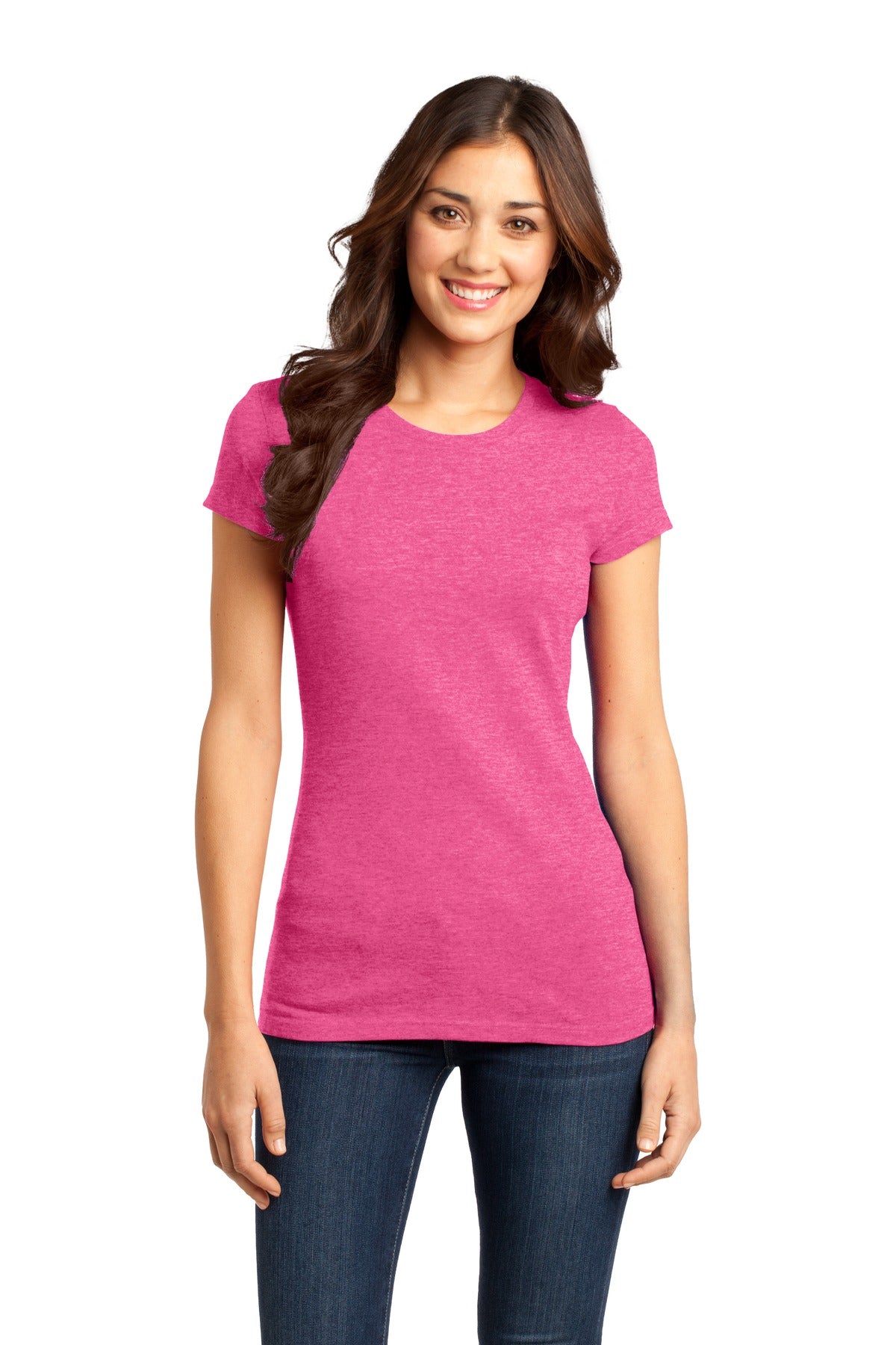 Women's Fitted Very Important Tee - Fuchsia Frost