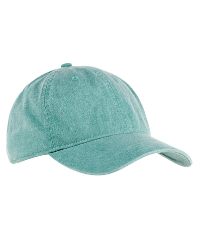 Pigment-Dyed Baseball Cap - Seafoam