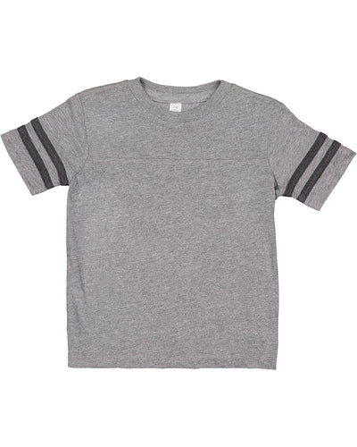 Toddler Football T-Shirt - Granite Heather / Vintage Smoke