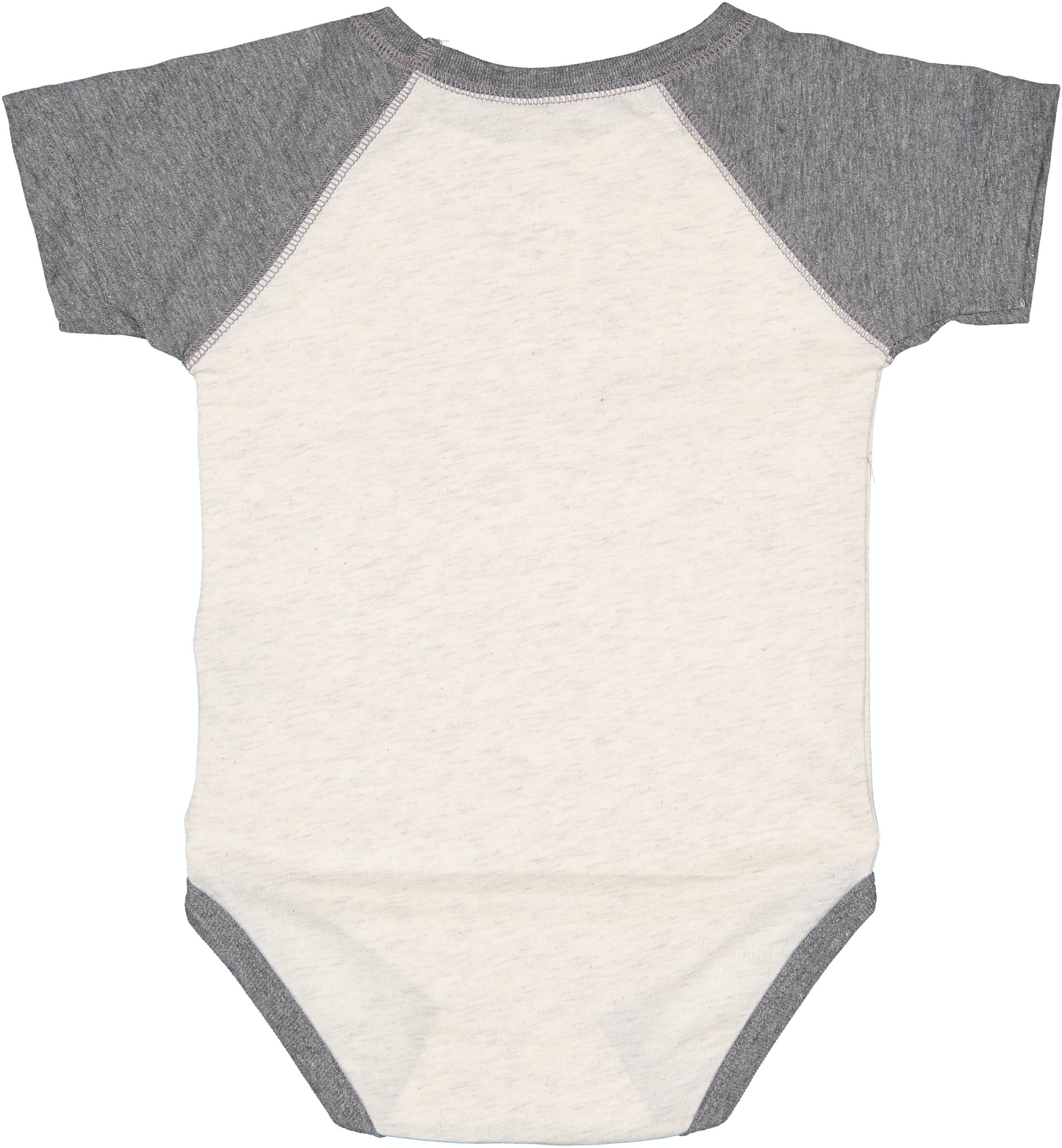 Infant Baseball Bodysuit - Natural Heather / Gran Heather