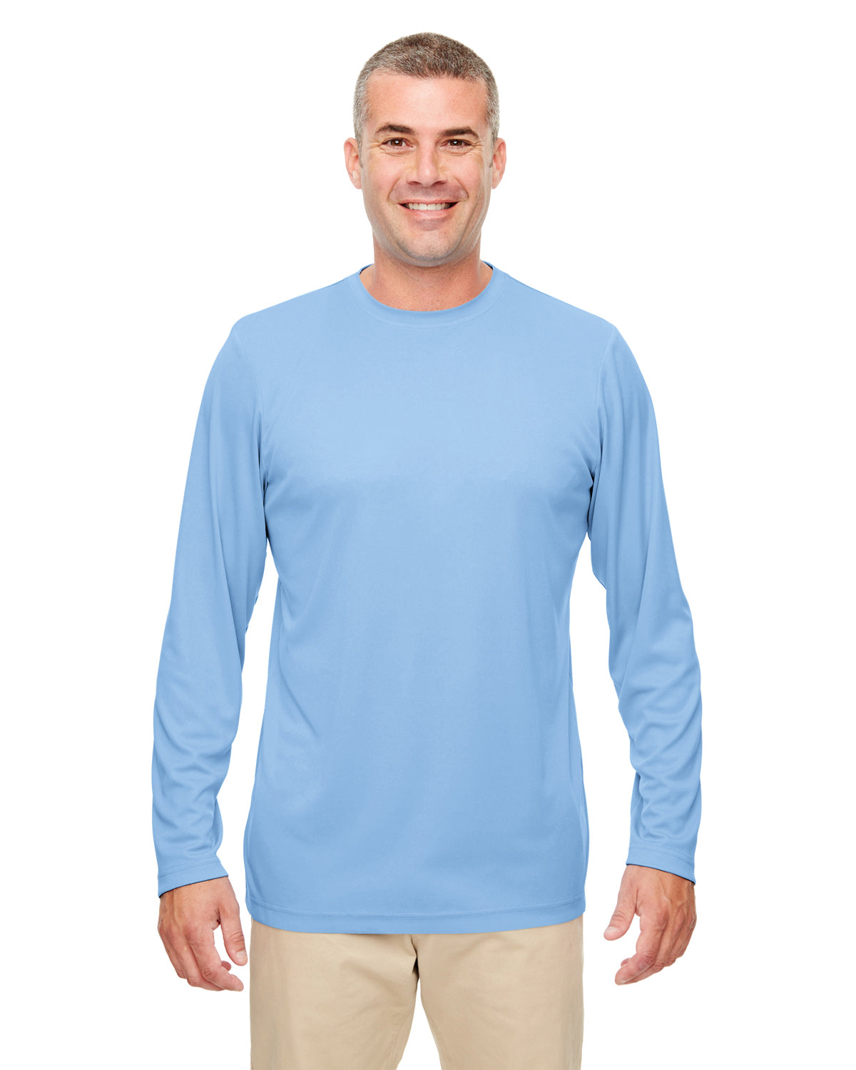 Men's Cool & Dry Performance Long-Sleeve Top - Columbia Blue