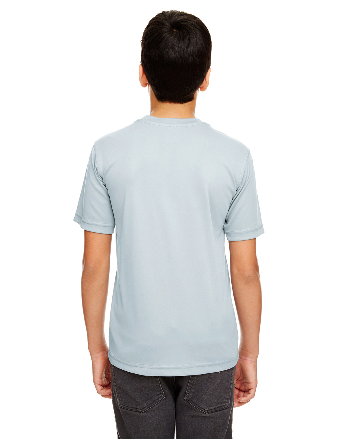 Youth Cool & Dry Basic Performance T-Shirt - Gray