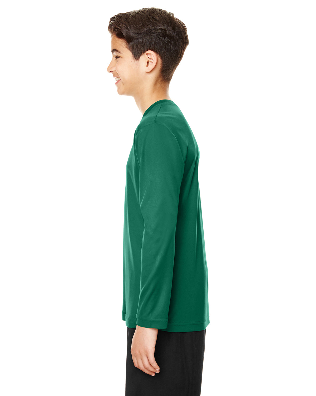 Youth Zone Performance Long-Sleeve T-Shirt - Sport Forest