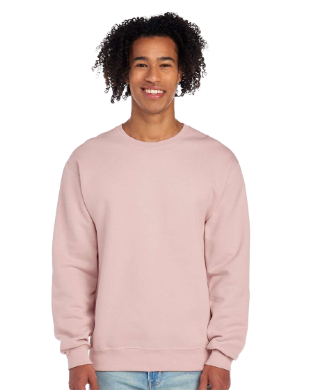 Unisex NuBlend® Fleece Crew - BlushPink