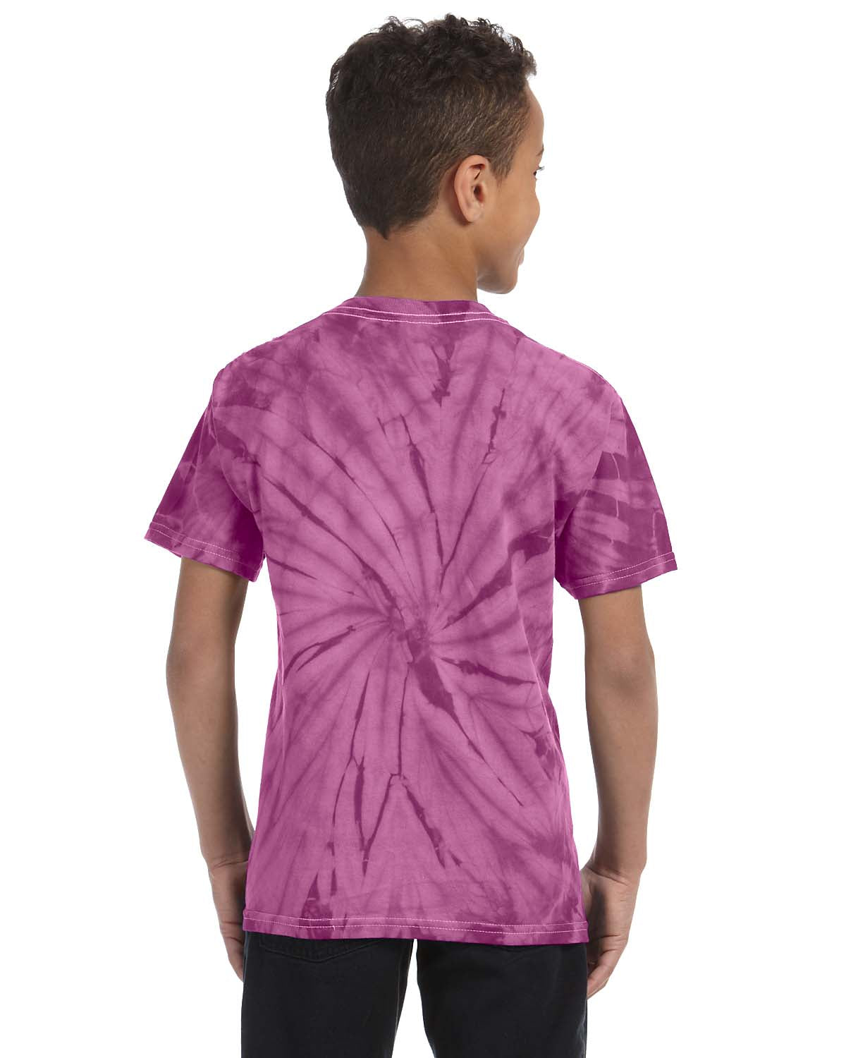Youth 100% Cotton Spider T-Shirt - Spider Plum