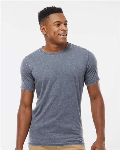 J. America 8115 Vintage Navy — on model front