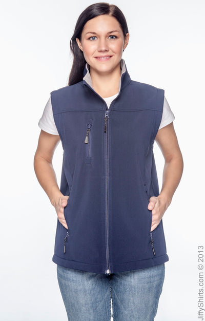 Men's Soft Shell Vest - Navy