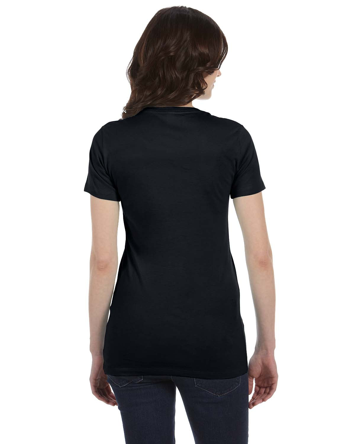 Women's Junior Fit Favorite T-Shirt - Solid Black Blend
