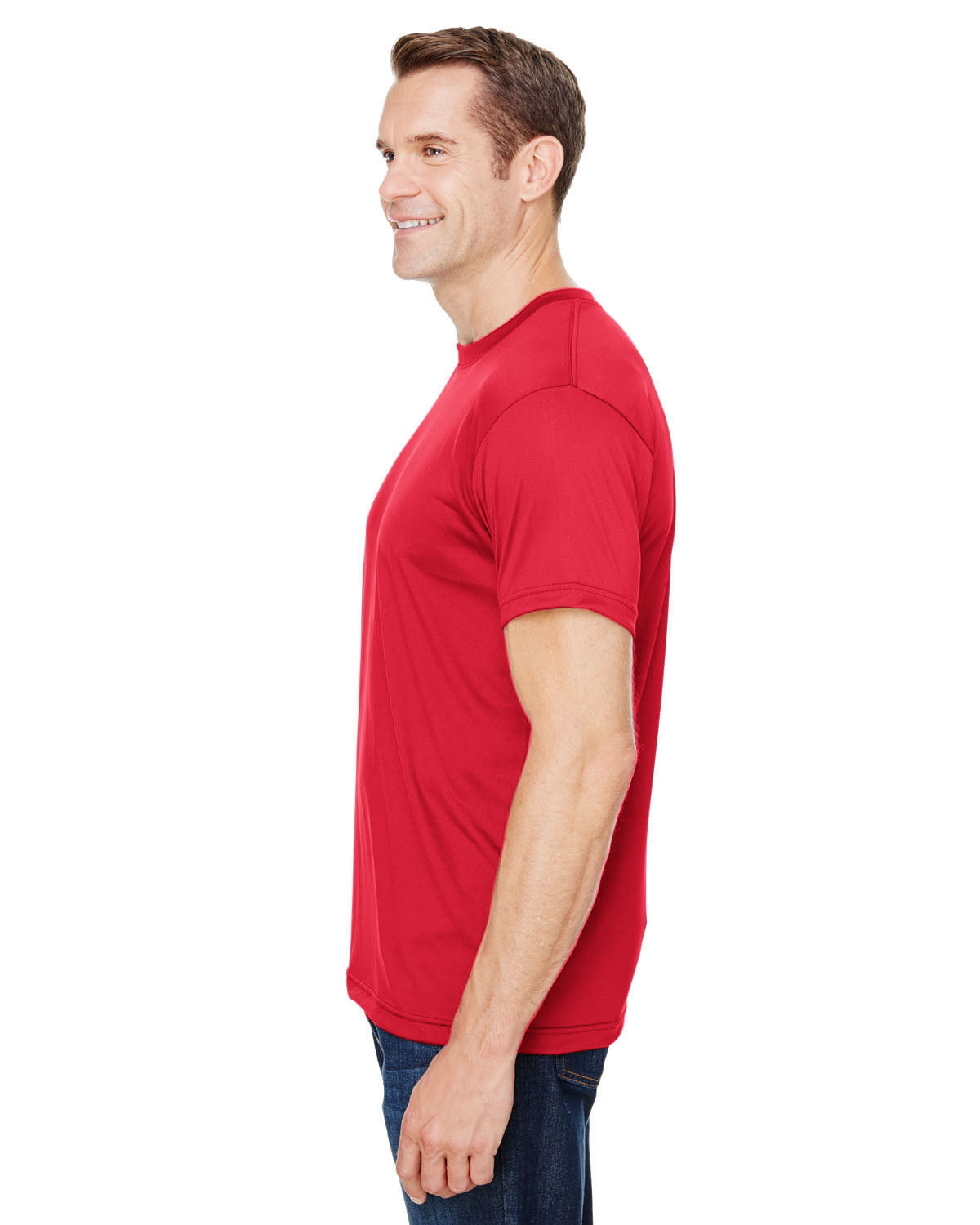 Unisex Polyester Performance T-Shirt - Red