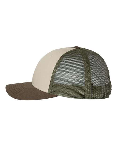 Richardson 115 Tan/ Loden/ Brown — direct side