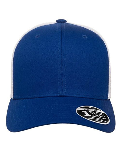 Flexfit 110M Royal/ White — front