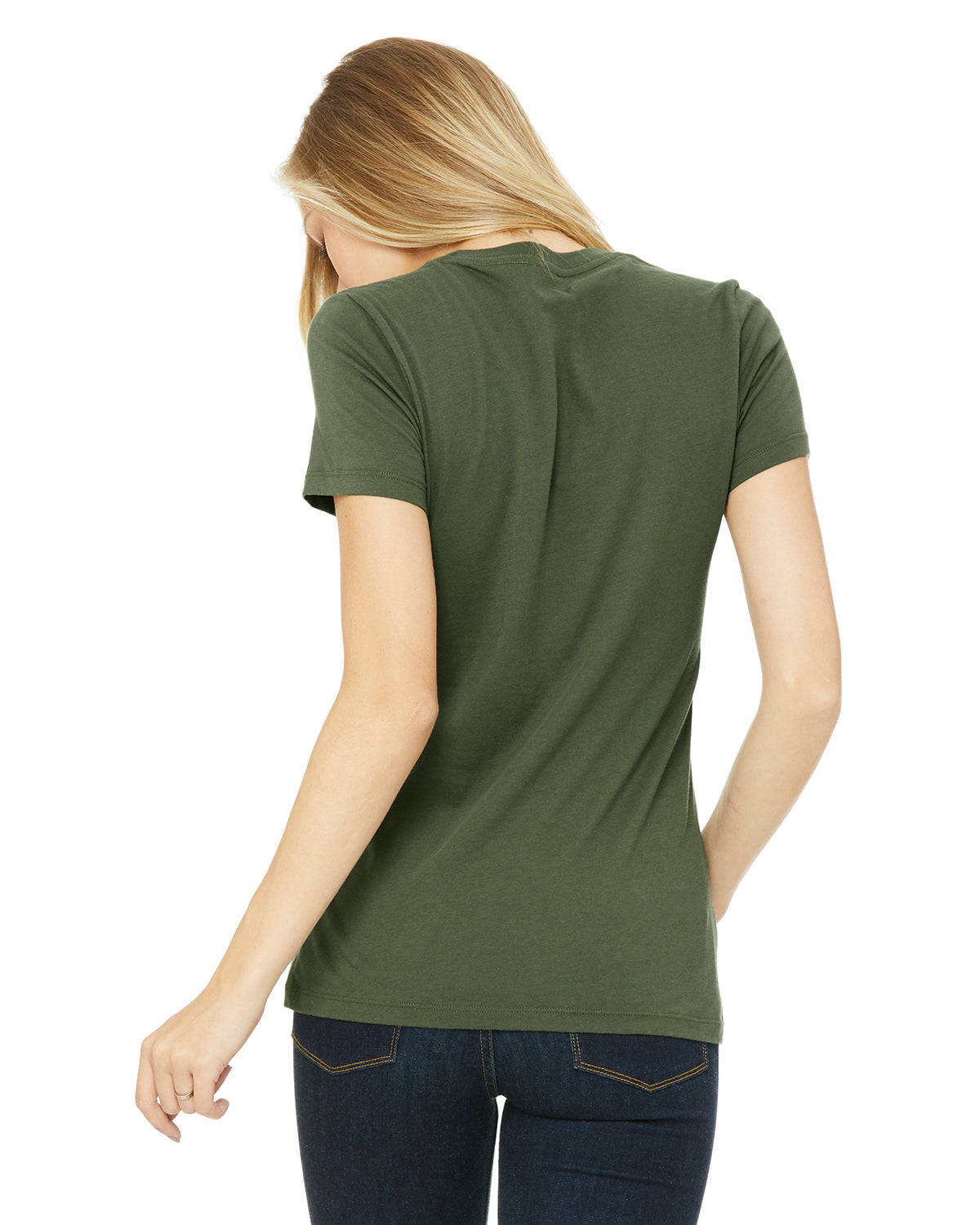 Women's Junior Fit Favorite T-Shirt - Military Green