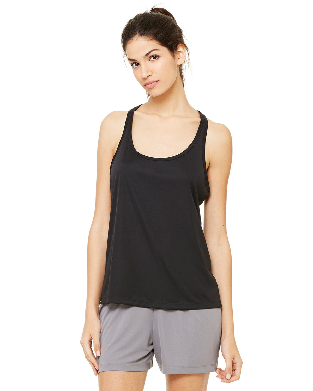 Women's Performance Racerback Tank - Black
