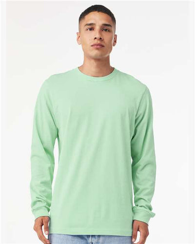 BELLA + CANVAS 3501 Mint — on model front