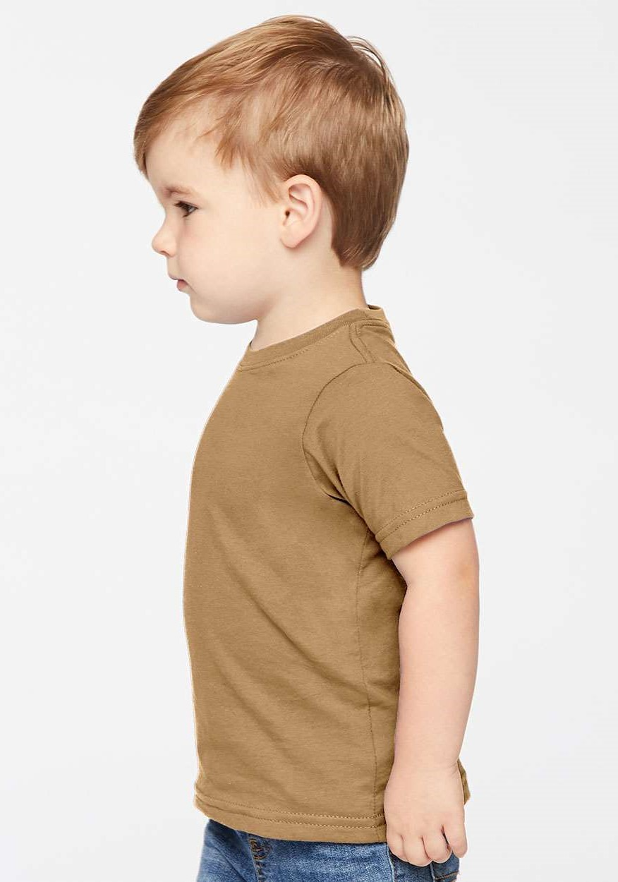 Toddler Fine Jersey T-Shirt - Coyote Brown