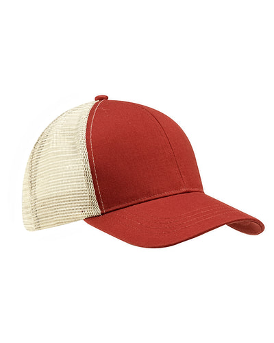 Eco Trucker Organic/Recycled Hat - Picante / Oyster