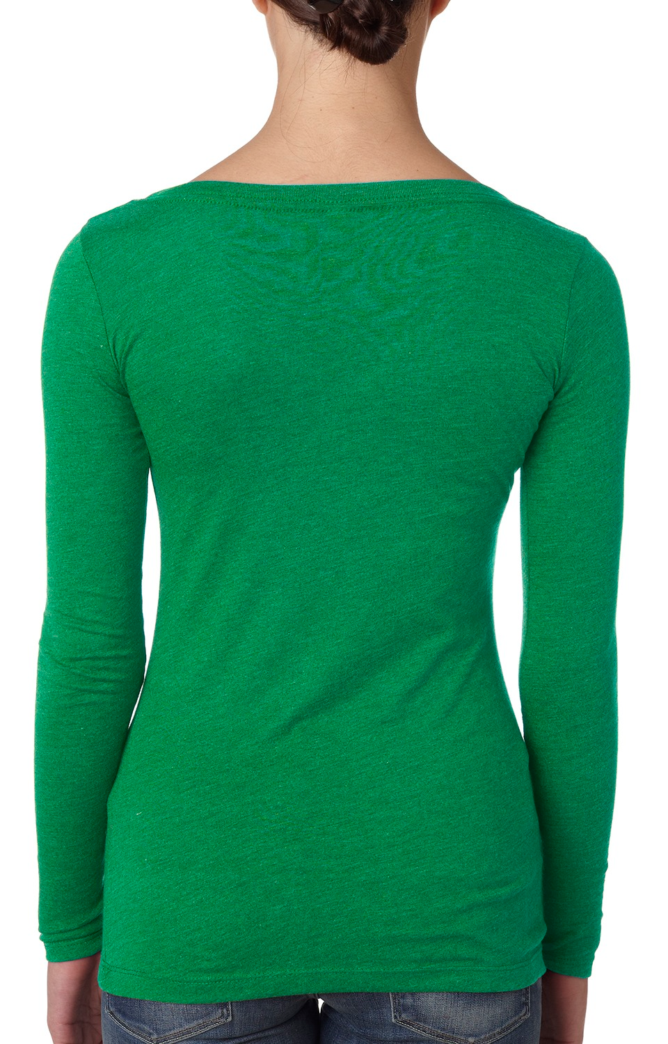 Women's Triblend Long-Sleeve Scoop - Envy