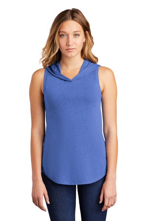 Women's Perfect Tri Sleeveless Hoodie - Royal Frost