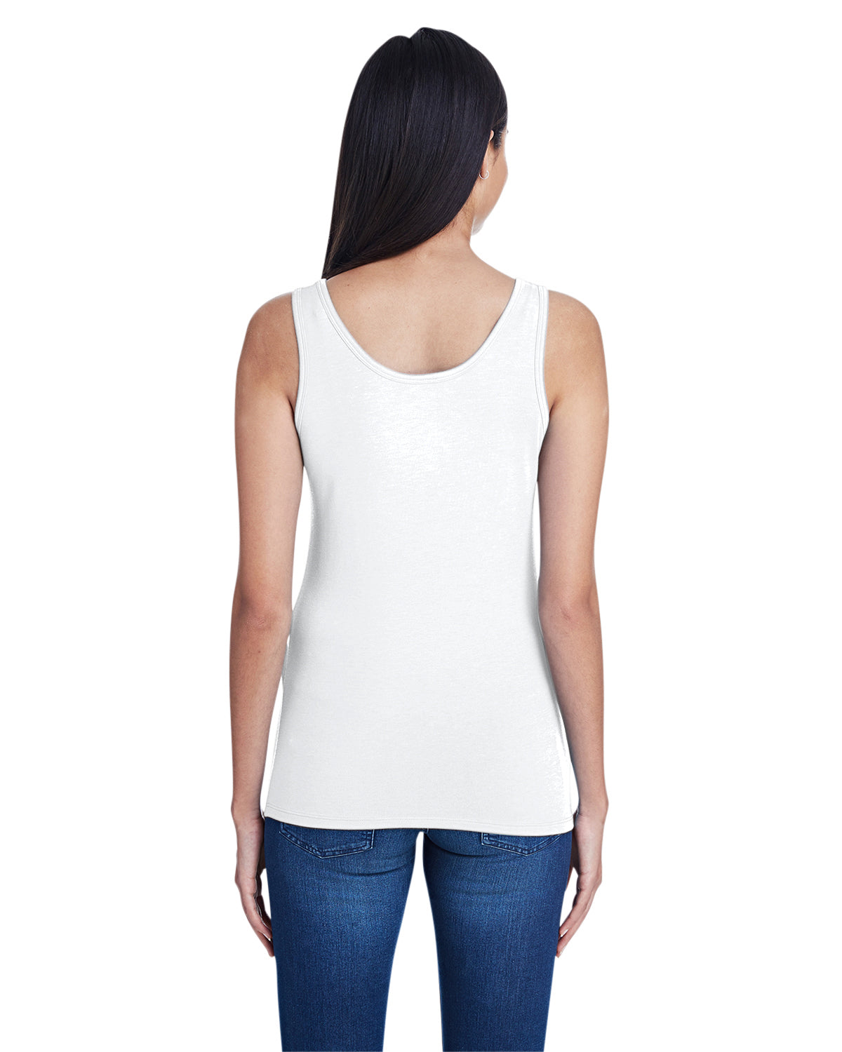 Women's Stretch Tank - White