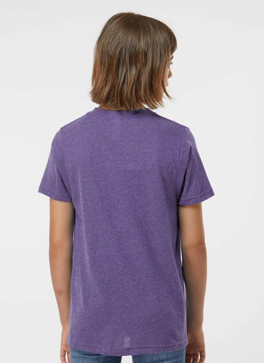 Youth Poly-Rich Tee - Heather Purple