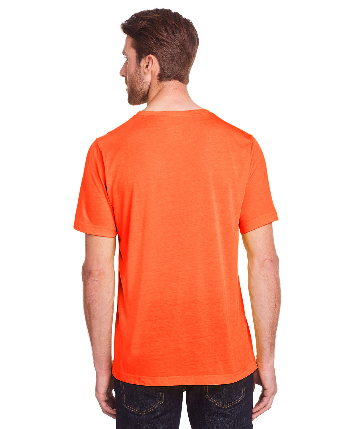 Unisex Fusion ChromaSoft™ Performance T-Shirt - Campus Orange