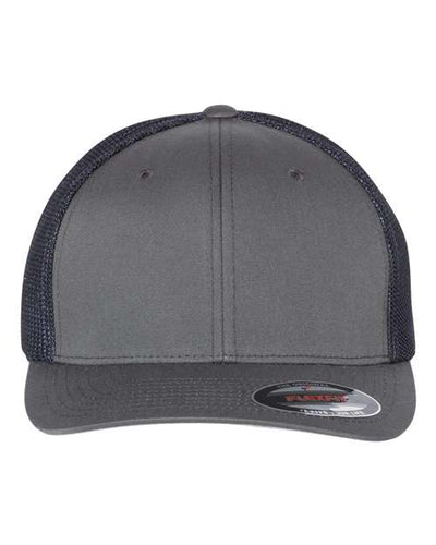 Flexfit 6511 Charcoal/ Navy — front